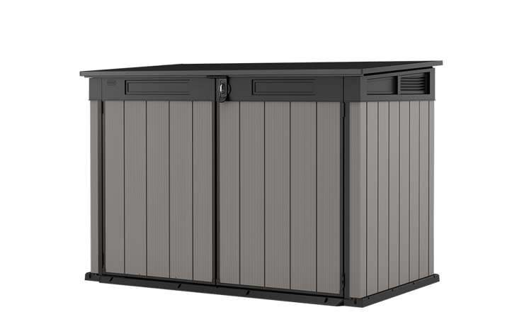 Premier Jumbo Grey Small Storage Shed - 6x3.5 Shed - Keter US